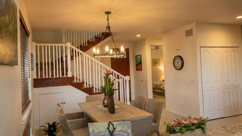 newly painted interior of a condo on the big island